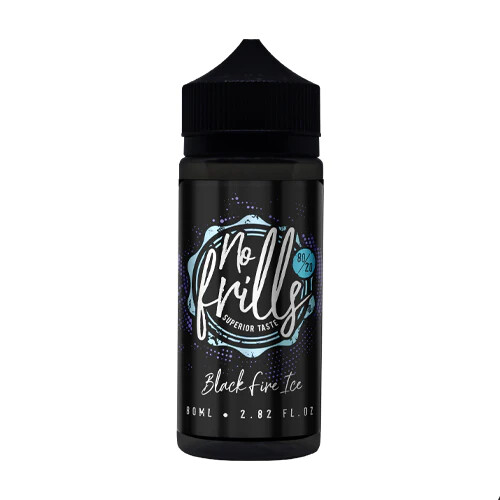 Black Fire Ice 80ml 80/20 No Frills 0mg