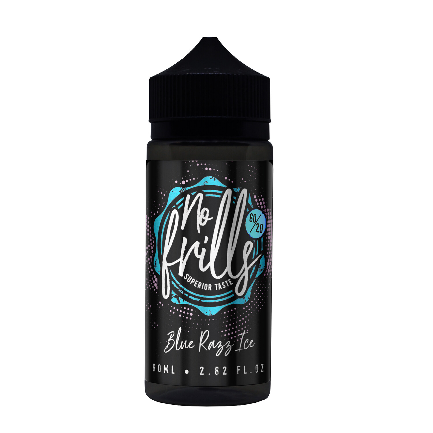 Blue Razz Ice 80ml 80/20 No Frills 0mg