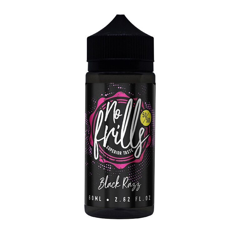 Black Razz 50/50 80ml No Frills 0mg