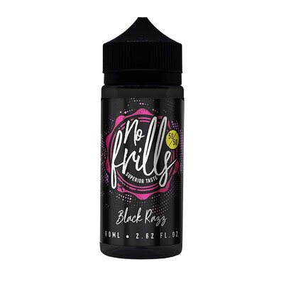 Black Razz 50/50 80ml No Frills 0mg