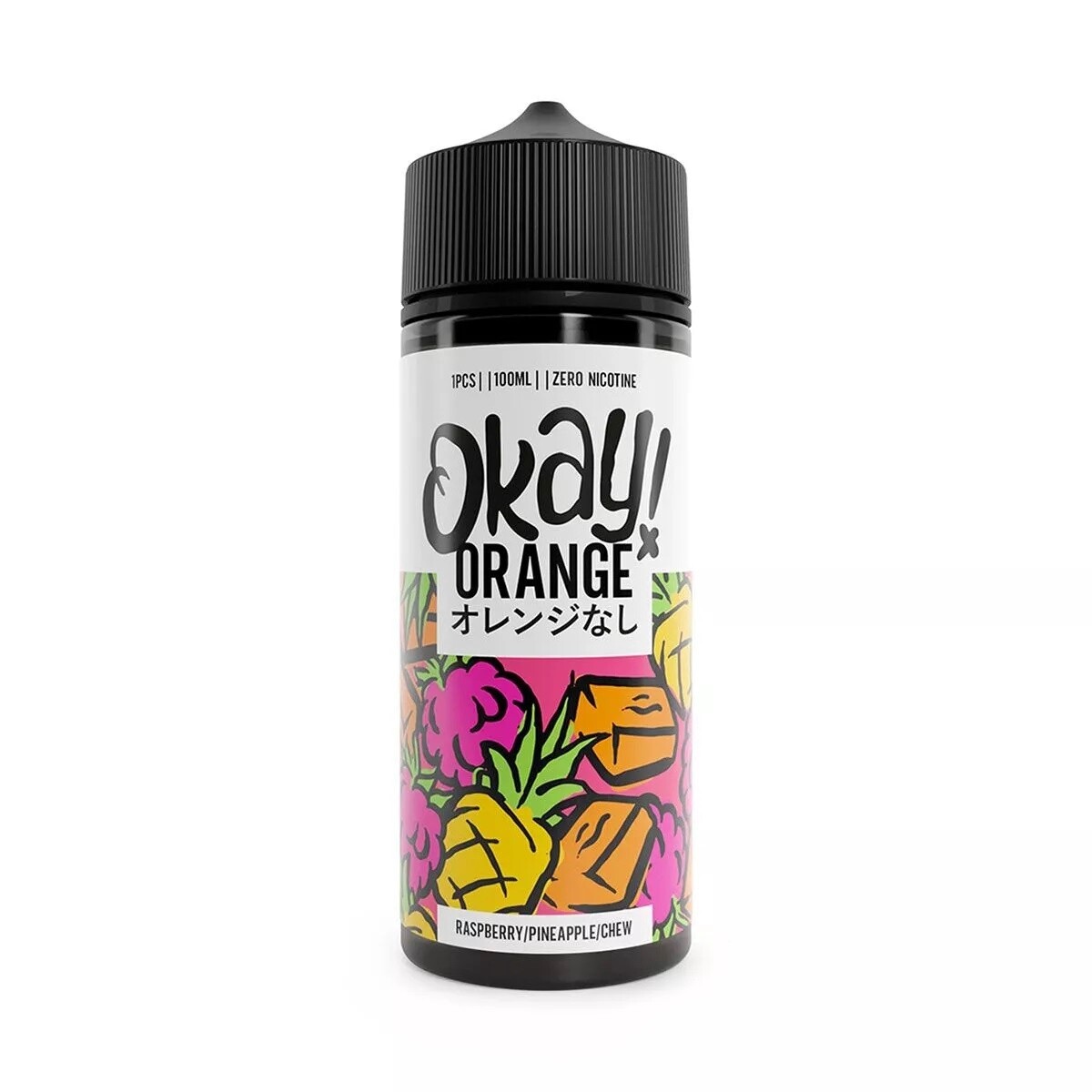 Raspberry Pineapple Chew Okay Orange 100ml