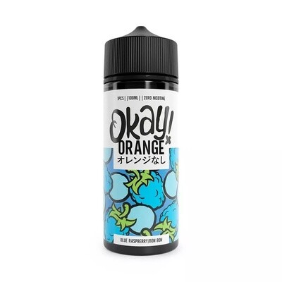 Blue Raspberry Bon Bon Okay Orange 100ml