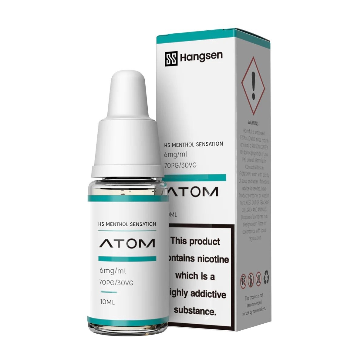 Hangsen Hs Menthol Sensation 10ml [10], Nicotine Strength: 6mg