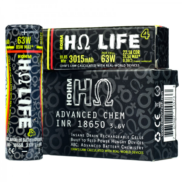 Hohmtech Hohm Life 3015Mah 18650 Battery[OO3]