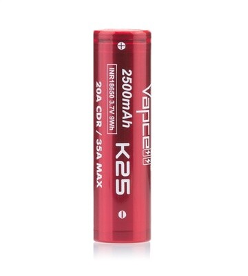 Vapcell K25 18650 Battery (2500Mah)[OO1]