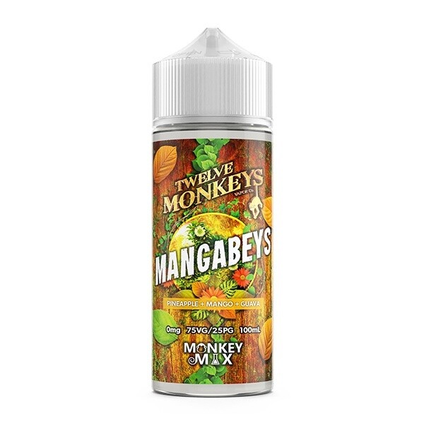 Twelve Monkeys Mangabeys 100ml Shortfill