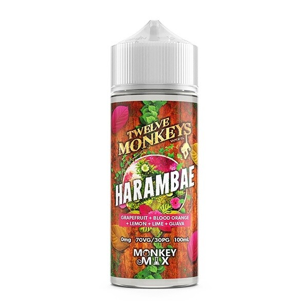 Twelve Monkeys Harambae 100ml Shortfill