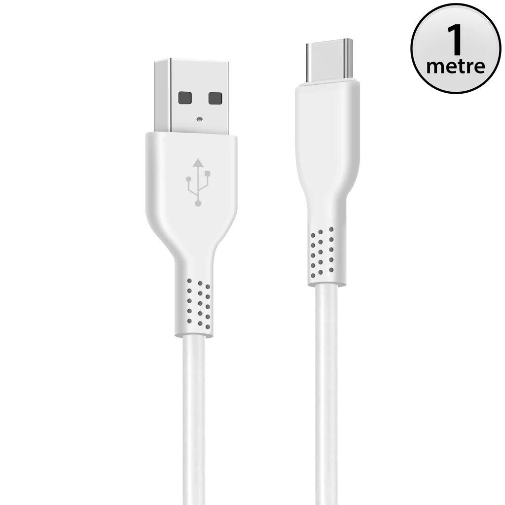 C3 Type C USB Cable 1m White