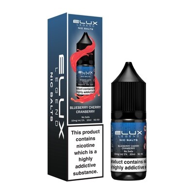 Elux Legends Nic salts Blueberry Cherry Cranberry 10ml