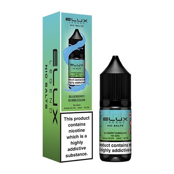 Elux Legends Nic salts Blueberry Bubblegum 10ml