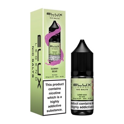 Elux Legends Nic salts Gummy Bear 10ml