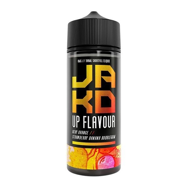 Strawberry Banana Bubblegum JAK&#39;D 100ml Shortfill 50/50