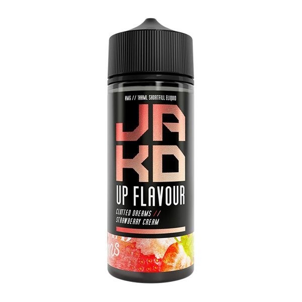 Strawberry Cream JAK&#39;D 100ml Shortfill 50/50