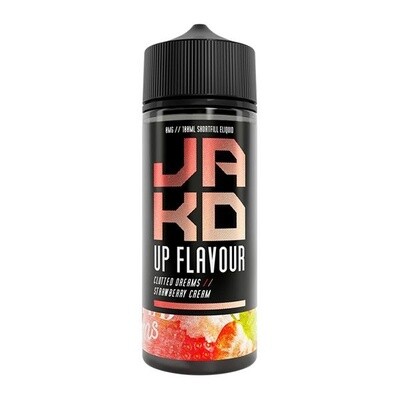 Strawberry Cream JAK&#39;D 100ml Shortfill 50/50