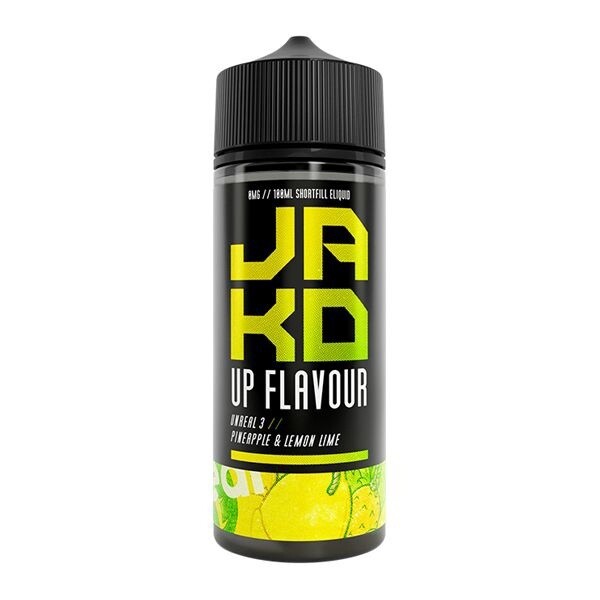Pineapple, Lemon and Lime JAK&#39;D 100ml Shortfill 50/50