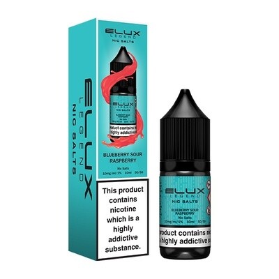 Elux Legends Nic Salts Blueberry Sour Raspberry 10ml