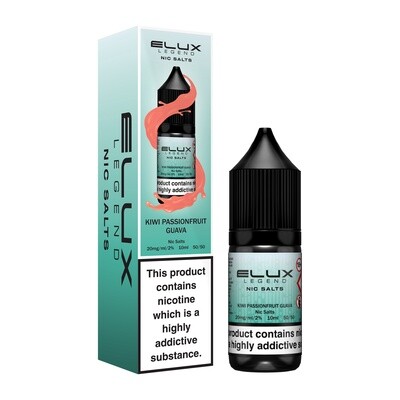 Elux Legends Nic salts Kiwi Passionfruit Guava 10ml