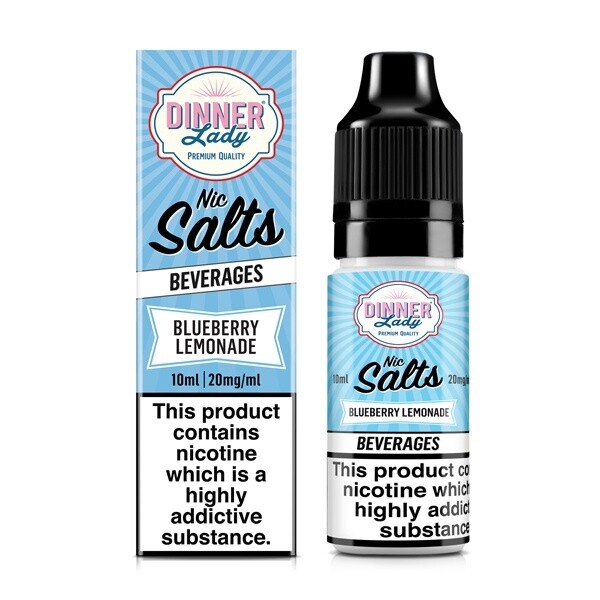 Dinner Lady Salts Blueberry Lemonade 10ml, Nicotine Strength: 20mg