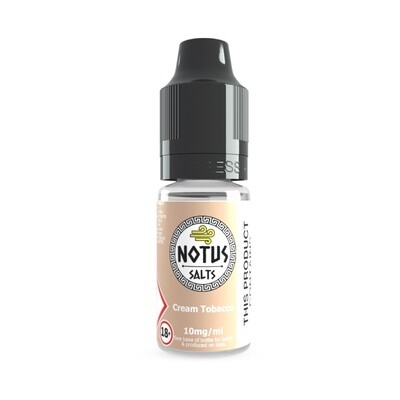 Notus Salts Cream Tobacco 10ml [S19]