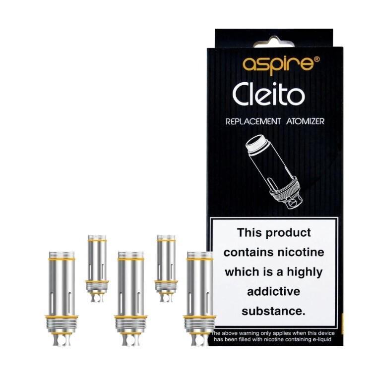 Aspire Cleito Coil 5 Pack), Ohm: 0.4 (40-60w)