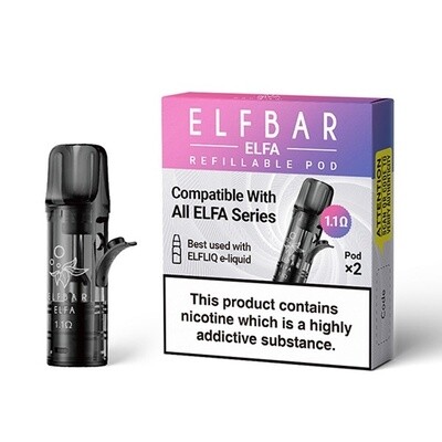 Elf Bar Elfa Pro Refillable Empty Pod (2 Pack)