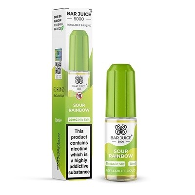 Bar Juice 5000 Sour Rainbow Nic Salt 10ml