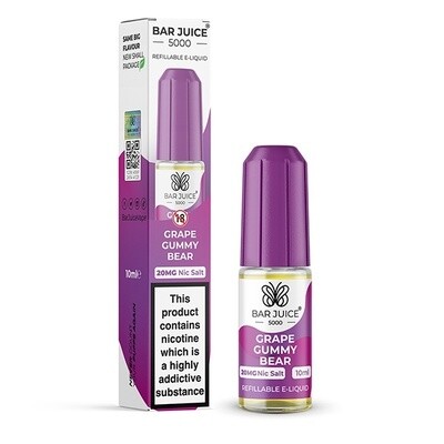 Bar Juice 5000 Grape Gummy Bear Nic Salt 10ml