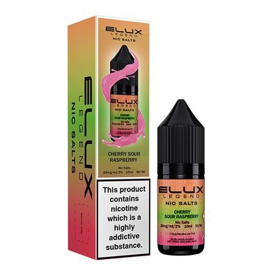 Elux Legends Nic Salts Cherry Sour Raspberry 10ml