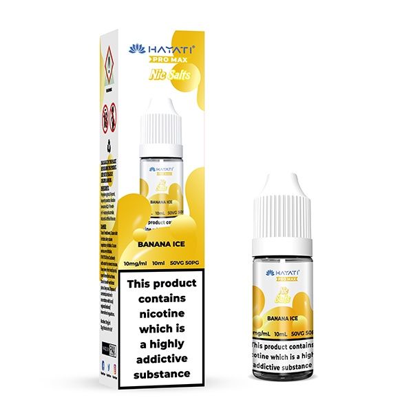 Hayati Pro Max Banana Ice 10ml Nic Salt
