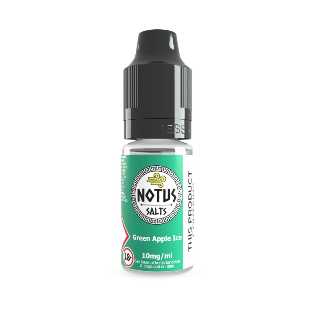 Notus Salts Green Apple Ice 10ml [S14], Nic Strength: 10mg