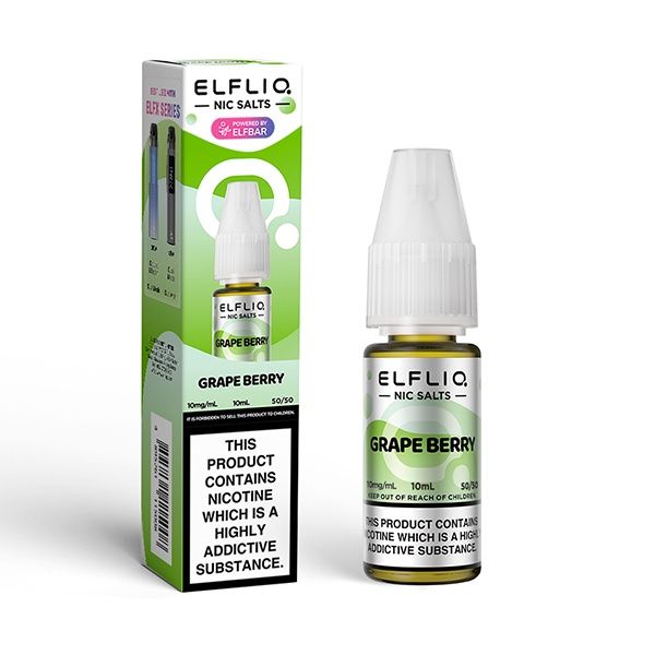 Elfliq Grape Berry 10ml, Nicotine Strength: 10mg