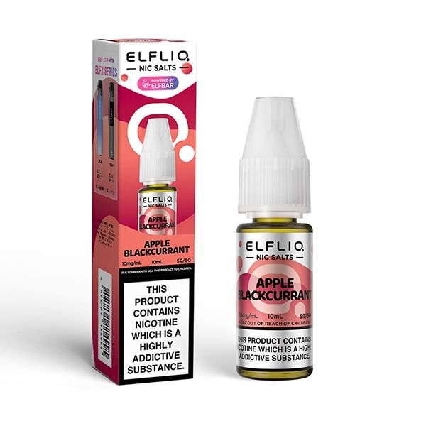 Elfliq Apple Blackcurrant 10ml, Nicotine Strength: 10mg