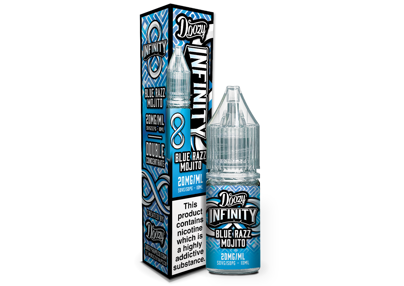 Doozy Infinity Salt  Blue Razz Mojito 10ml