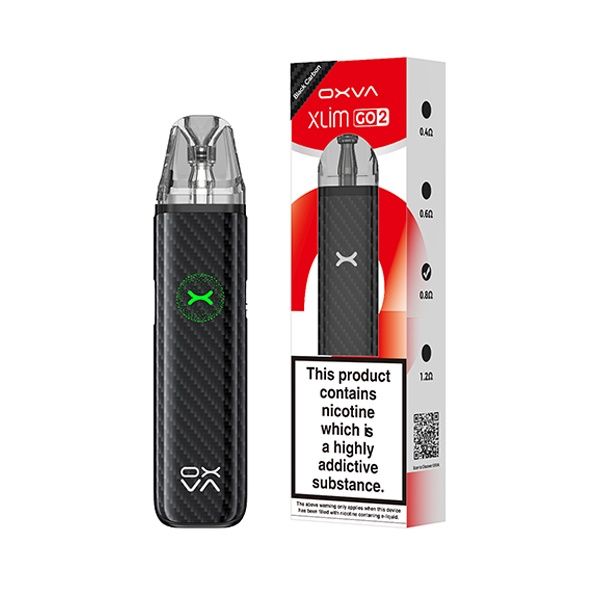 OXVA Xlim GO 2 Pod Kit, Colour: Black Carbon