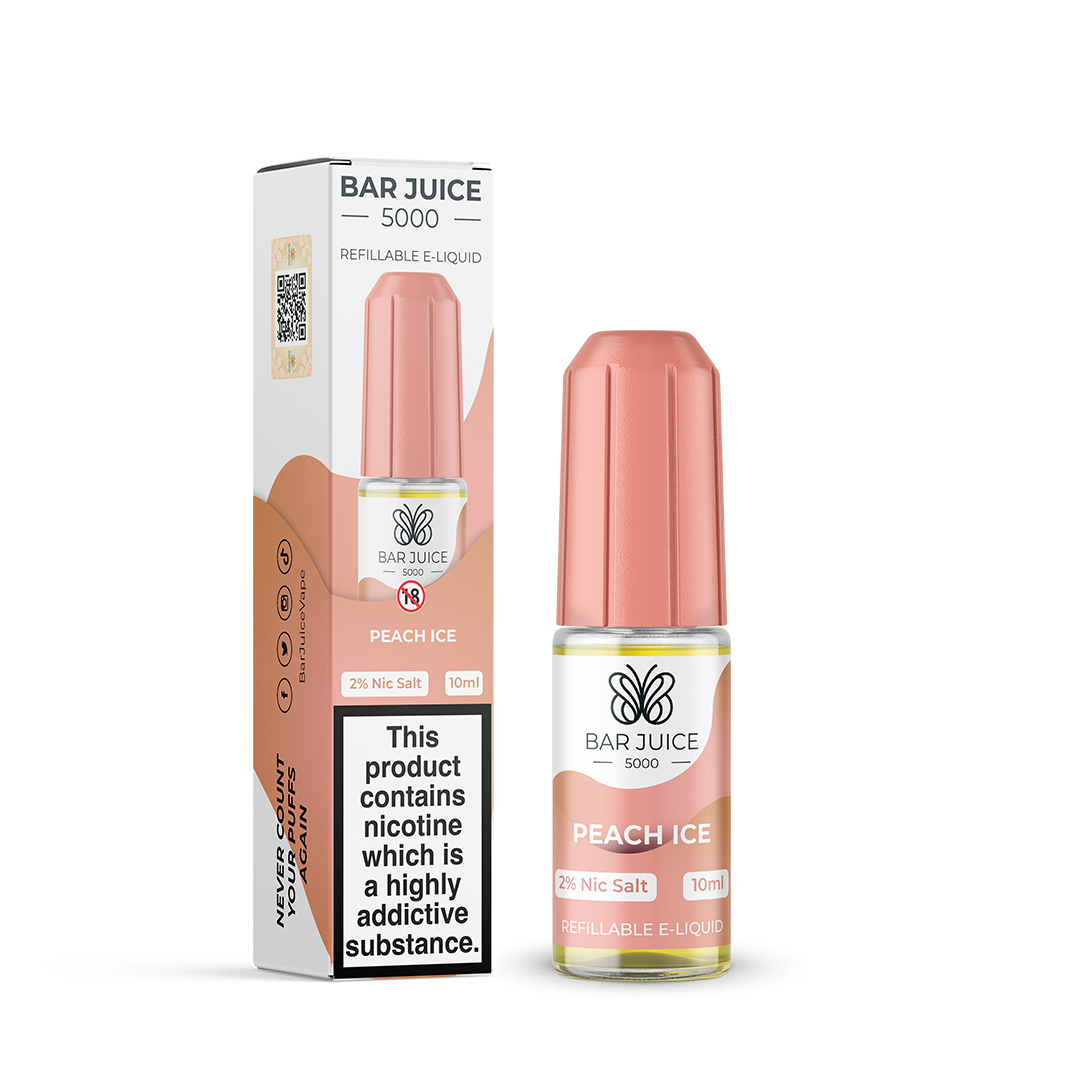 Bar Juice 5000 Peach Ice Nic Salt 10ml