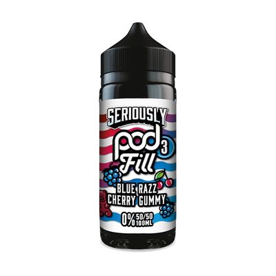 Blue Razz Cherry Gummy Seriously Pod Fill 100ml