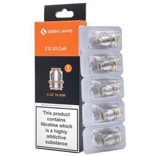 Geek Vape Z Series Coil (5 Pack) [LW8], Ohm: 0.2 (70-80w)