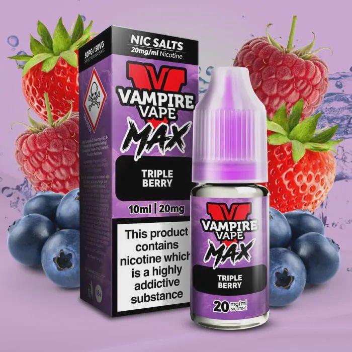 Vampire Vape Max Triple Berry 10ml Nic Salt
