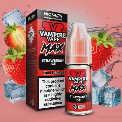 Vampire Vape Max Strawberry Ice 10ml Nic Salt