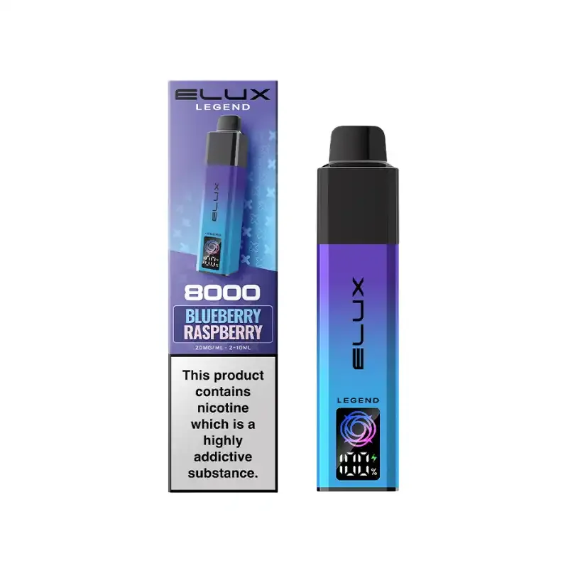 Elux Legend 8000 Pre-filled Pod Kit, Flavour: Blueberry Raspberry