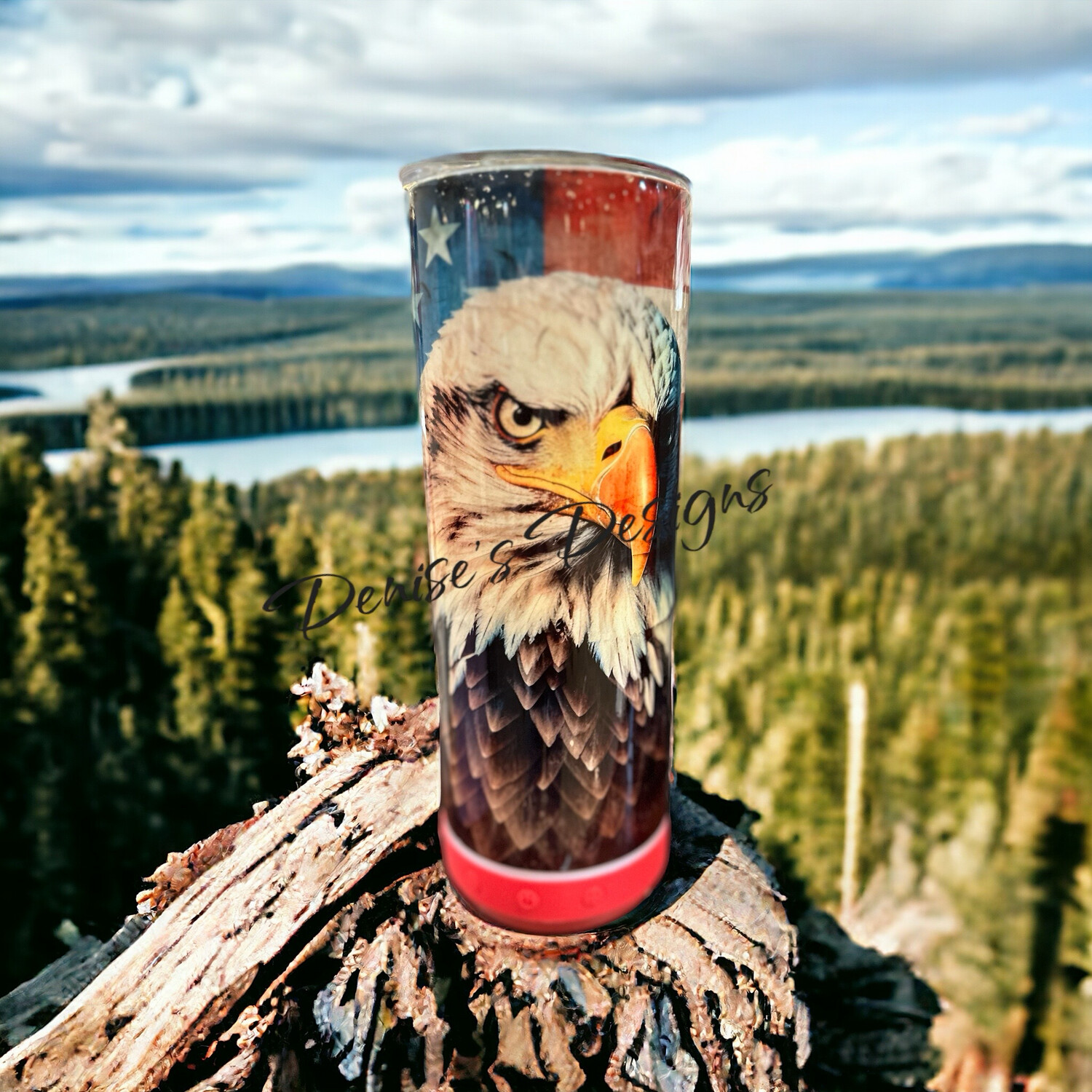 20oz. Bluetooth Speaker Tumbler- American Eagle