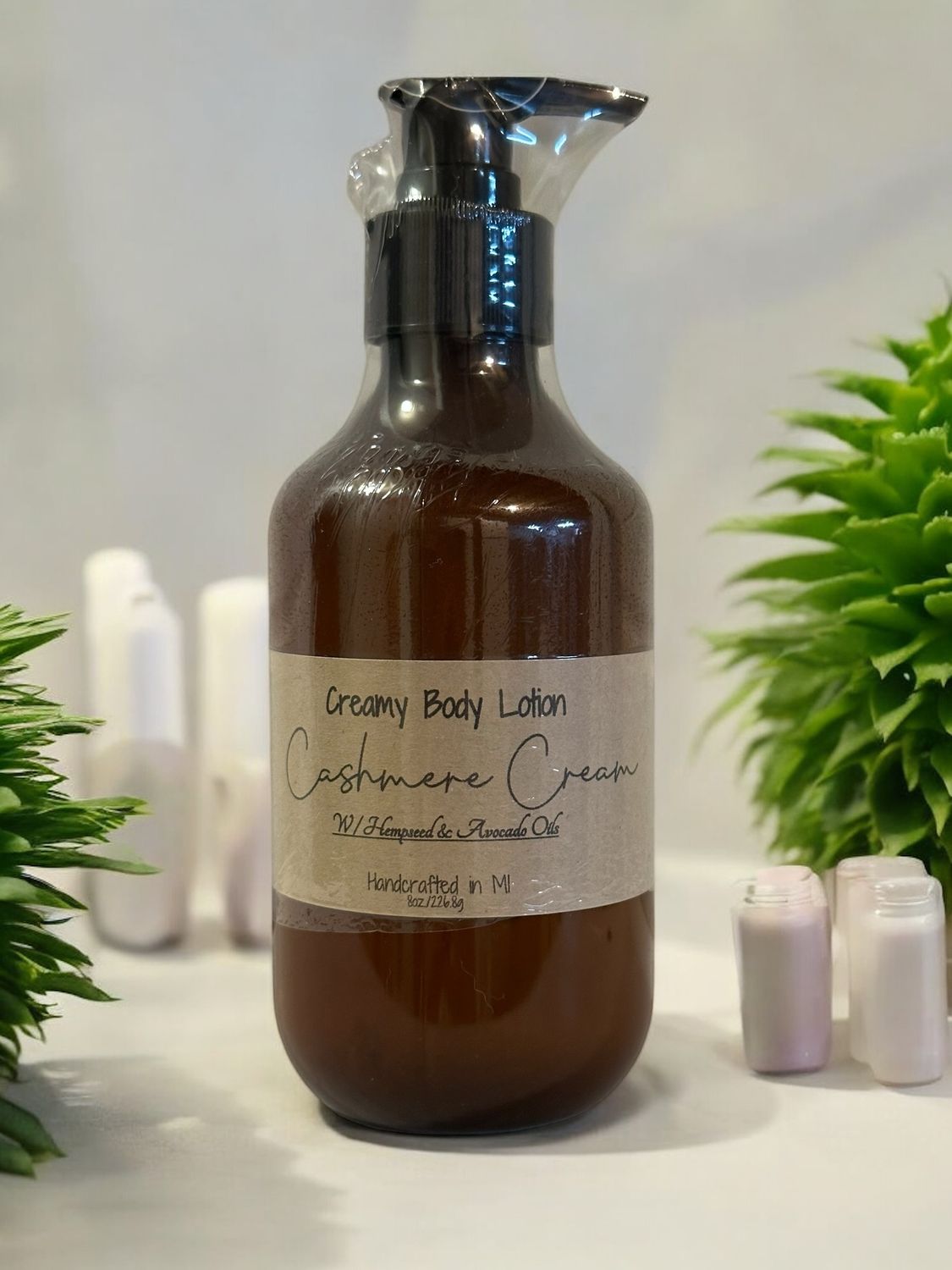 Hemp Pumpable Body Lotion - Cashmere Cream