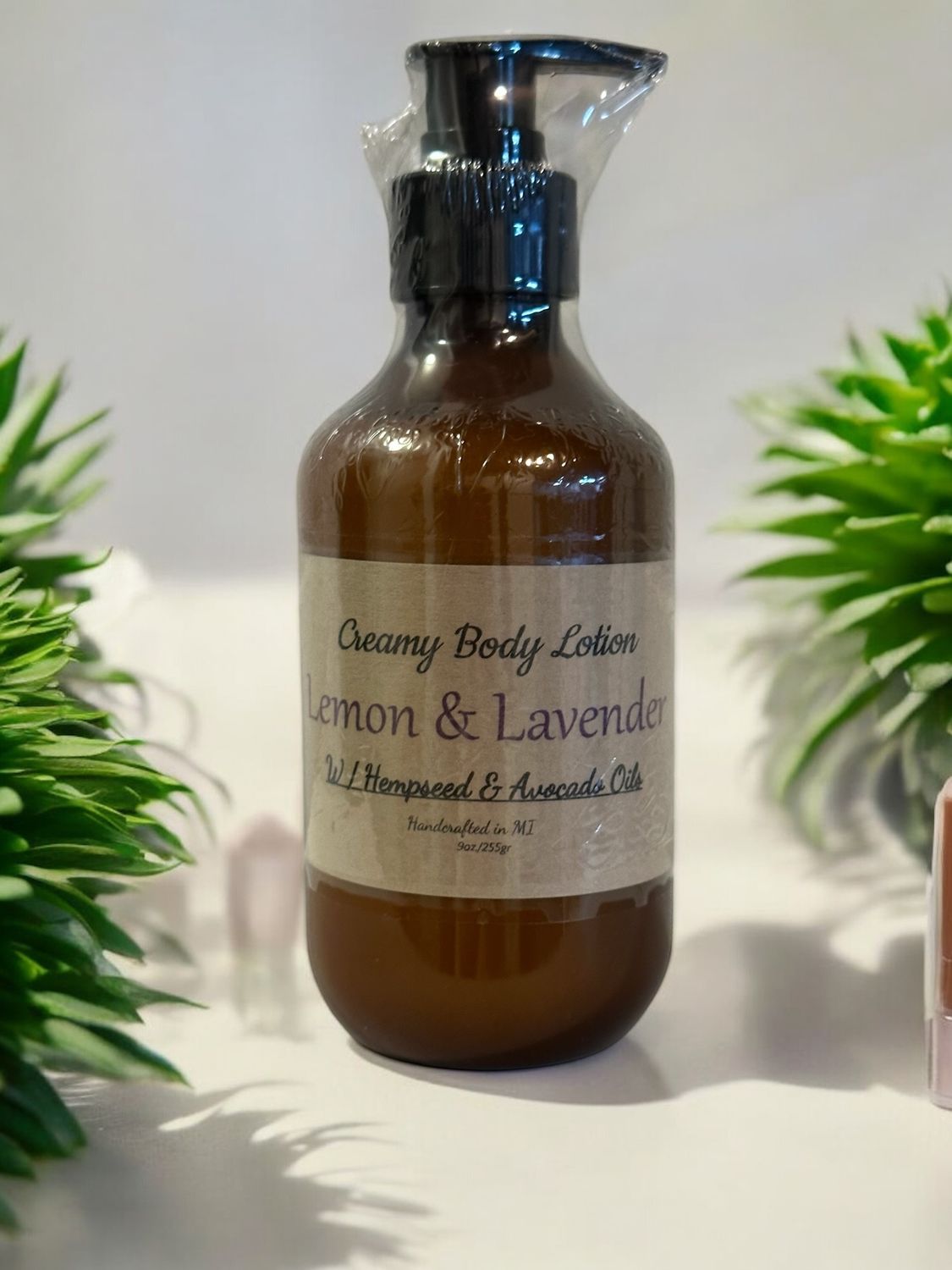 Hemp Pumpable Body Lotion -  Lemon Lavender