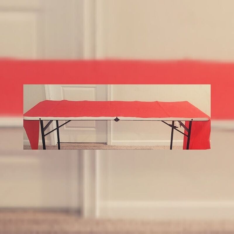 White Rectangle Table