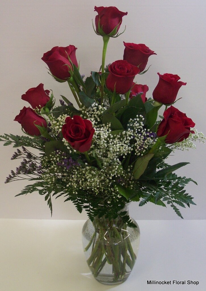 Perfect Red Roses Arranged/ call for colored