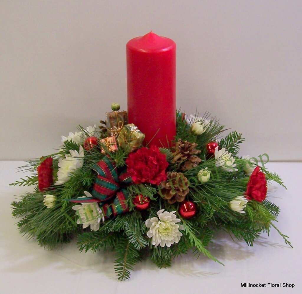 Pillar Candle Centerpiece