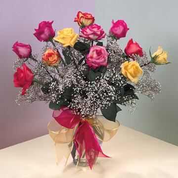Colorful Roses available Wednesday 2-11
