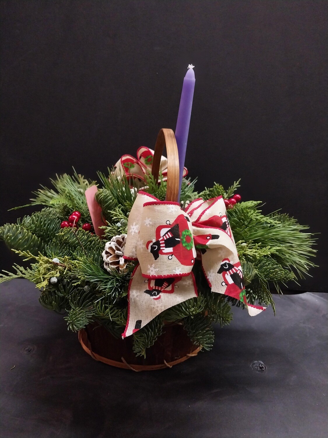 Holiday Centerpiece Basket