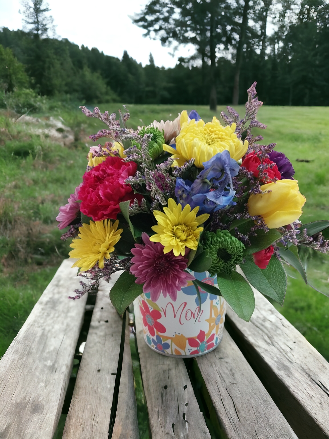 Bucket of color