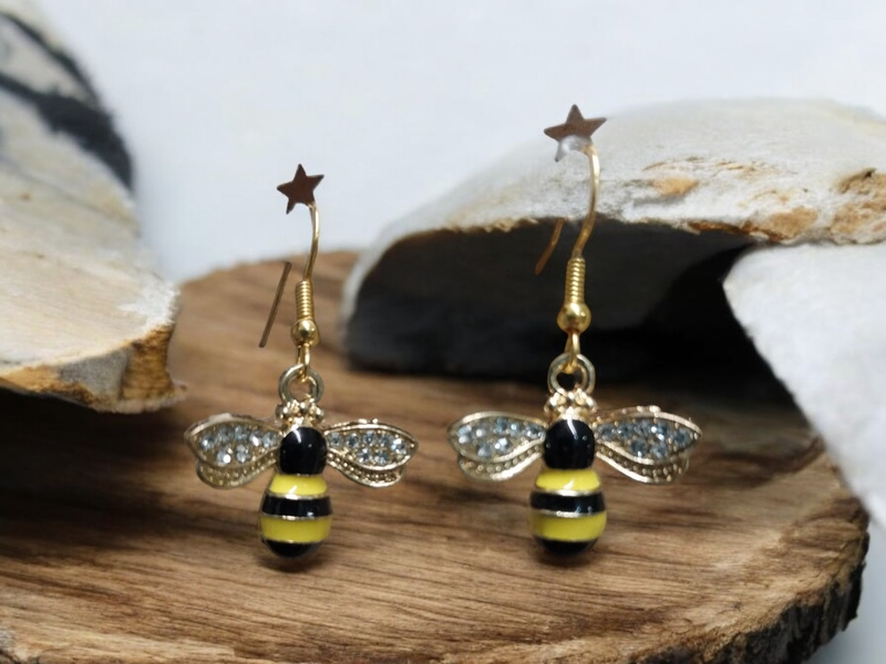 Bee earrings